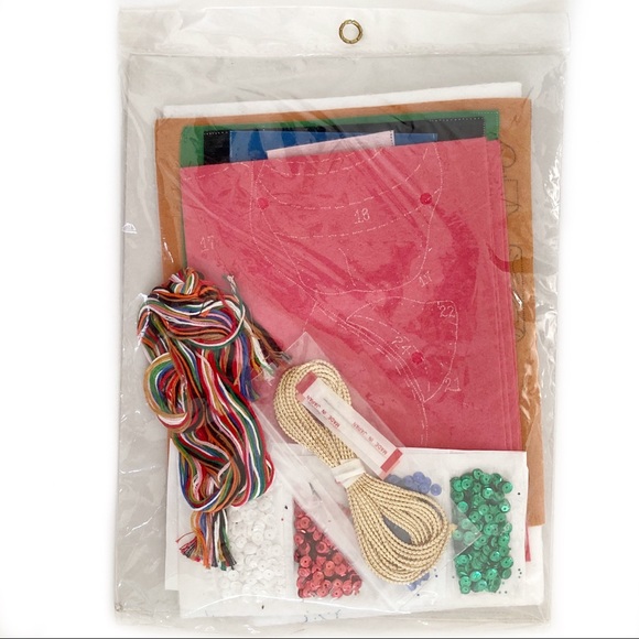 Christmas Stocking Kit Fireplace By Bucilla - Picture 4 of 5